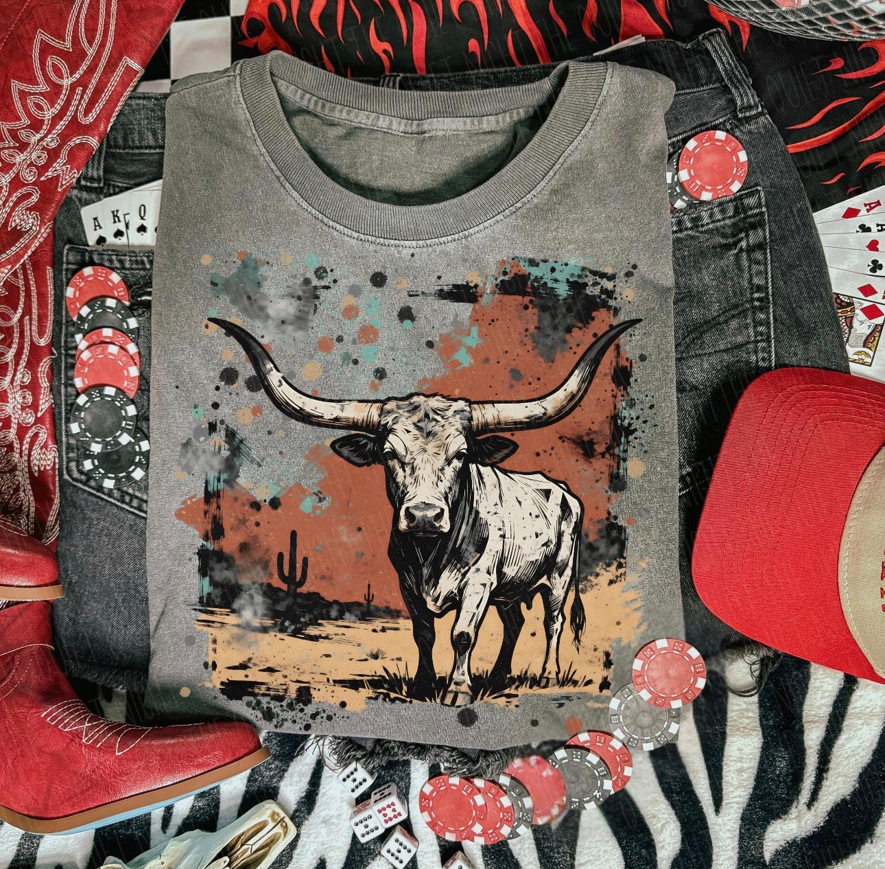 Western Longhorn Bull